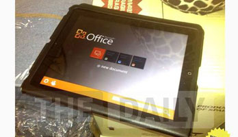 Wird es Microsoft Office 15 bald auf dem iPad geben?