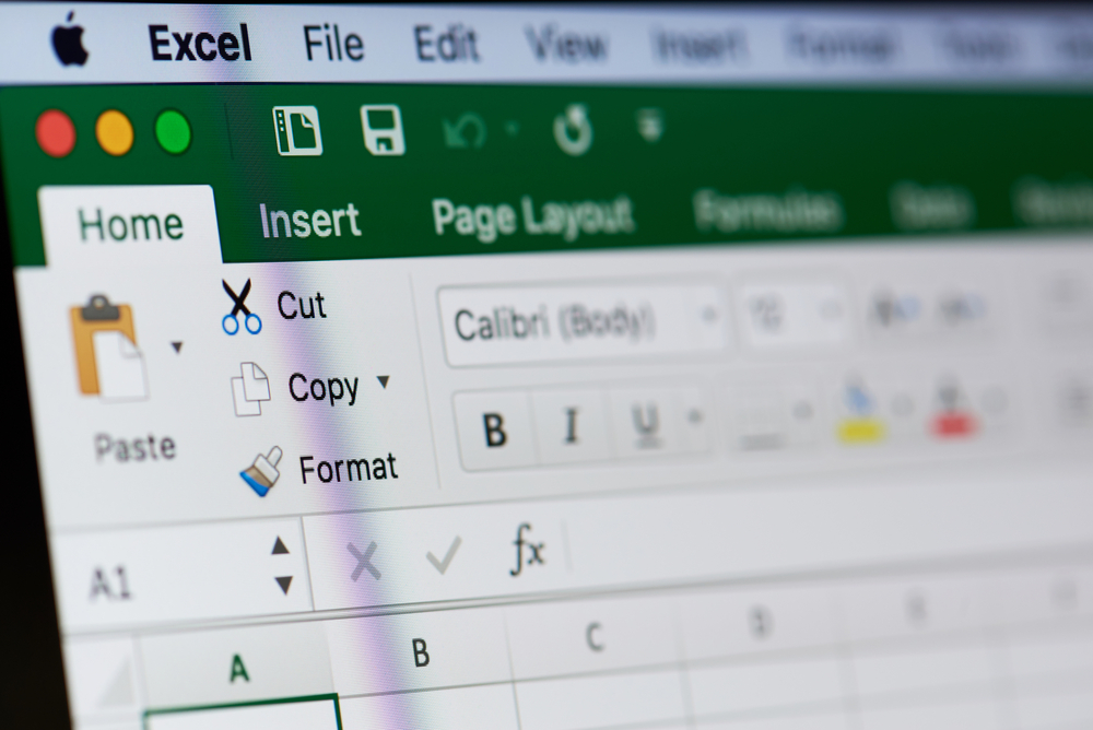 Das Excel-Menü gewährt Zugang zu allen wichtigen Funktionen.