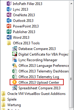 Office 2013 Upload Center