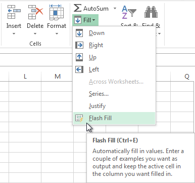 Die neue Funktion “Flash Fill” in Excel 2013